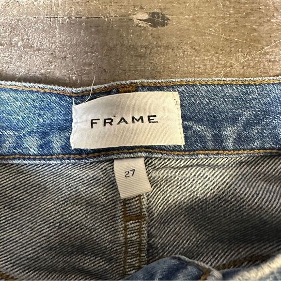 FRAME Carlsbad Raw Edge Le Original Skinny Jeans Sz 27 distresed - Picture 3 of 9